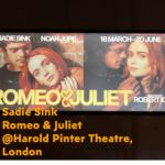 Sadie Sink倫敦舞台劇演出-新編Romeo & Juliet@哈羅德品特劇院